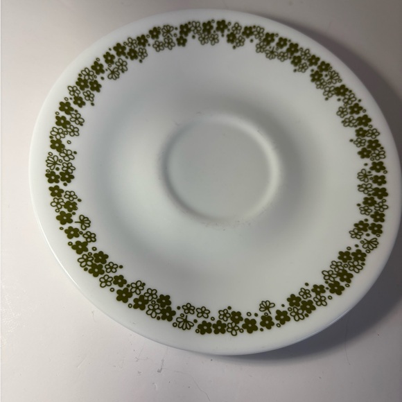 Corelle Spring Blossom Flat Cups Saucers Set Of 4 Crazy Daisy By Corning USA - Picture 13 of 14